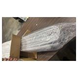 RV Awning Fabric Replacement, 18.5oz Heavy-Duty Weatherproof Vinyl Camper Awning Replacement Universal Outdoor Canopy for RV, Motorhome, Trailer Awnings (Gray Fade, 17â Fabric 15