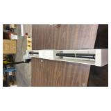 36\"-66\" Dauntless Curtain Rod Black - Thresholdâ¢: Adjustable Steel, Single Rod, 20lb Capacity - Retail: $30