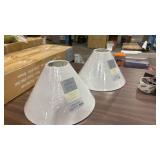 Set of Two (2) Taper Linen Lamp Shade White - Thresholdâ¢ designed with Studio McGee (Clean and wrapped) - Retail: $20