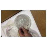 Bathroom Light Fixtures, 3-Light Brushed Gold Vanity Light, Modern Wall Sconces with Milk Clear Globe Glass Shade (different from stock photo) - Retail: $0