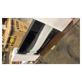 42 in. Wall Mount Low Noise Electric Fireplace with Remote Control and Touch Screen, Multi Color Flame in Black (no remote) - Retail: $0