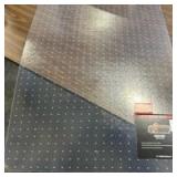 GORILLA GRIP Slip Resistant Office Chair Mat for Carpet Floors, Smooth Glide Under Desk Carpeted Floor Protector, Heavy Duty Plastic Computer Mats for Rolling Work and Gaming Chairs 29x47, Clear - Ret