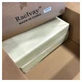 Outdoor Chair Cushions for Patio Furniture, Patio Chair Cushions, Waterproof Replacement Patio Furniture Cushions with Adjustable Ties, Portable Handle, 19x19x3 Inch Set of 3 Beige - Retail: $0