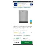 Whirlpool 24-inch Built-in Dishwasher - Retail: $429