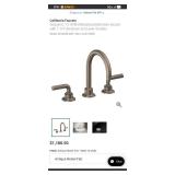 California Faucets Descanso Widespread Bathroom Faucet 3102KZB-ANF - Retail: $1,180