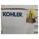 Spacity 24 in. W x 4.75 in. D Fireclay Vanity Top in White with White Specialty Single Sink - Retail: $384