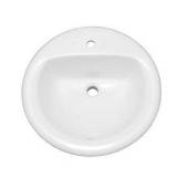 Proflo Pf191r Rockaway 19  Circular Vitreous China Drop In Bathroom Sink - White - Retail: $131