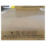 Whirlpool - Microwave Trim Kit for Most 30\" Microwaves - Black-on-Stainless-Steel - Retail: $399