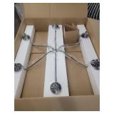 Park Harbor 47\" Black Modern Candle Chandelier - Retail: $299