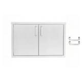 BBQGuys 32-inch Stainless Steel Storage Pantry - Retail: $1,164