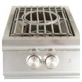 Blaze Built-in Natural Gas NG High Performance Power Burner W/Wok Ring & Stainless Steel Lid - Have THE Outdoor Kitchen And Create Memories - BLZ-PBLTE-NG - Retail: $1,675