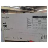 Whirlpool 36-inch Under-Cabinet Range Hood WVU37UC6FS - Retail: $484