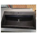Trough 3019 Black Bathroom Sink  - Retail: $1,191