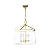 Generation Lighting Cc1554 Carlow 4 Light 18  Wide Taper Candle Pendant - Matte White / - Retail: $749