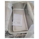 American Standard Undermount 30 in x 18 in Single Bowl Sink in Stainless Steel - Retail: $322