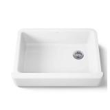 Kohler Whitehaven K5827 Self Trimming Undermount Tall Apron Single Basin Farmhouse Sink - Retail: $2,985