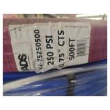 ADS Advanced Drainage X4-75250500 Pipe Roll CTS 250Psi, Blue - 0.75 in. x 500 ft. - Retail: $219