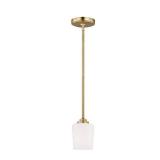Generation Lighting 6102801 Windom 4  Wide Pendant - Brass - Retail: $95