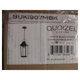 Quoizel Buk1907 Buckley 8  Wide Mini Pendant - Black - Retail: $231