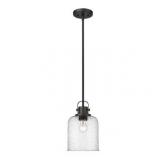 Z-Lite Kinsley - 1 Light Pendant in Matte Black - Retail: $156