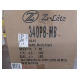 Z-Lite Kinsley - 1 Light Pendant in Matte Black - Retail: $156