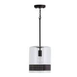 Capital Lighting 335911 12  Tall Mini Pendant - Black - Retail: $327