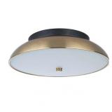 Craftmade Lighting - Soul - 12.5 Inch 20W LED Flush Mount-Flat Black/Satin Brass - Retail: $112