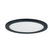 Set of 2 Maxim Lighting 58736WTBK 15 in. Wafer 3000K Round LED Surface Mount Ceiling Light  Black - Retail: $149