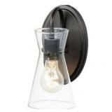 12481CLBK-Maxim Lighting-Ava - 1 Light Bath set of 2 Vanity-9.5 Inches Tall and 5 Inches Wide-Black Finish - Retail: $72