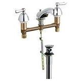 Chicago Faucets 404-POABCP Chrome  Widespread Bathroom Faucet with 8\" - Retail: $373