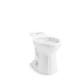 Cimarron 12 in. Rough In Elongated Chair Height Toilet Bowl Only in White, Seat Not Included - Retail: $385