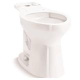 Cimarron 12 in. Rough In Elongated Chair Height Toilet Bowl Only in White, Seat Not Included - Retail: $385