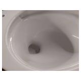 Cimarron 12 in. Rough In Elongated Chair Height Toilet Bowl Only in White, Seat Not Included - Retail: $385