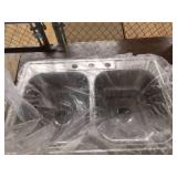 Proflo Pfsr332273a Bealeton 33  Drop In Double Basin Stainless Steel Kitchen Sink - - Retail: $187