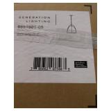 Generation Lighting 6551701 Norman 1 Light 13  Wide Pendant - White - Retail: $308