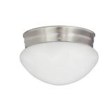 Set of 5 Miseno FLCLMUSH6BN 7.5 in. 60W 1-Light Flush Mount Ceiling Fixture - Brushed Nickel - Retail: $21