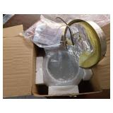 Set of 5 Miseno FLCLMUSH6BN 7.5 in. 60W 1-Light Flush Mount Ceiling Fixture - Brushed Nickel - Retail: $21