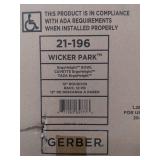 Gerber Wicker Park ErgoHeight Toilet Bowl - Retail: $180