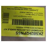 Statement Handle Kit for Select Monogram Bottom-Freezer Refrigerators - Silver - Retail: $290