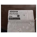 Broan-NuTone Steel Roof Cap for 3-Inch or 4-Inch Round Duct w/ Damper & Birdscreen  Black - Retail: $100