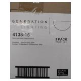 Generation Lighting Wall Sconce 3-Pack #4138-15 - Retail: $75