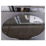 Mirror Plateau Centerpiece with Chrome Stand - Retail: $45