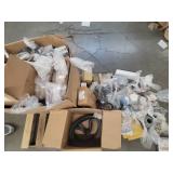 Bulk Lot of PVC Plumbing Fittings and Gaskets - Retail: $250