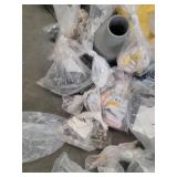 Bulk Lot of PVC Plumbing Fittings and Gaskets - Retail: $250
