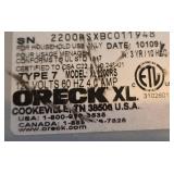 Oreck XL Classic Upright Vacuum with Extra Bags (Model- XL2200RS) Powers on - needs cord replaced