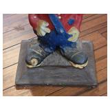 1950s Mickey Mouse Character Plaster Statue 30in tall