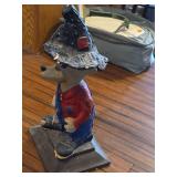 1950s Mickey Mouse Character Plaster Statue 30in tall