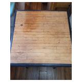 Butcher Block Kitchen Island Table on Wheels