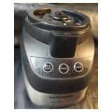Black & Decker Multi Speed PowerPro Food Processor FP2620S with Plastic and Glass Bowls and Multiple Attachments