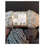 Lion Brand Yarn Set with Crochet Cloche Pattern